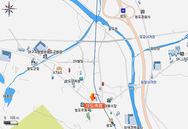 청도축협 본점  약도
